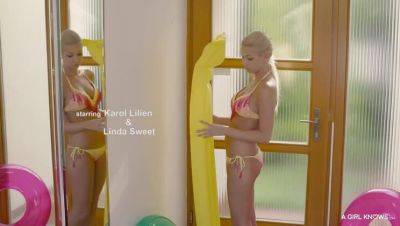 Czech Girls Karol Lilien and Linda Sweet in Passionate Lesbian Encounter - veryfreeporn.com - Czech Republic